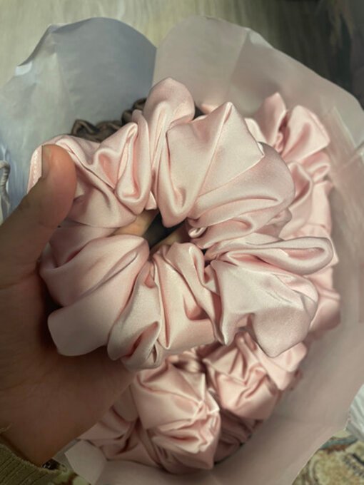 Hårstrikk — Rosa