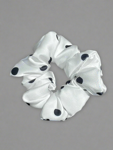 Polka Dot Hair Scrunchie