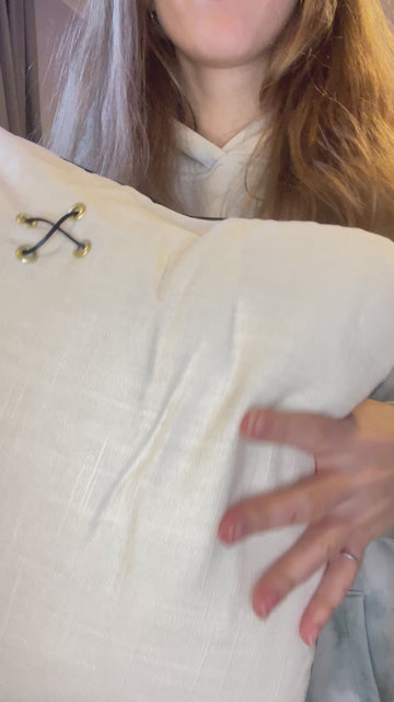 B&W Linen Pillow