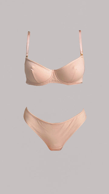 Naturlig bomullsundertøy - Beige